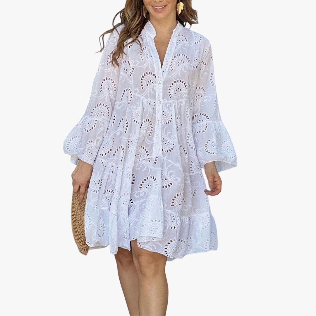 Miles & Luna Summer Midi Dress Timeless Style for Women