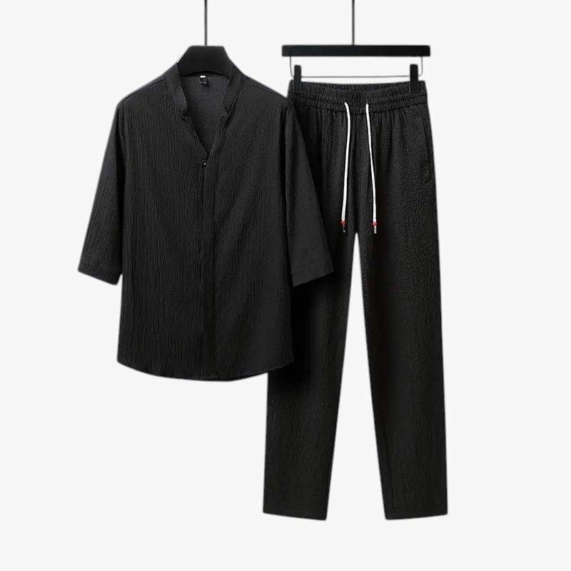 Miles & Luna Summer Relax Fit 2-Piece Set for Men