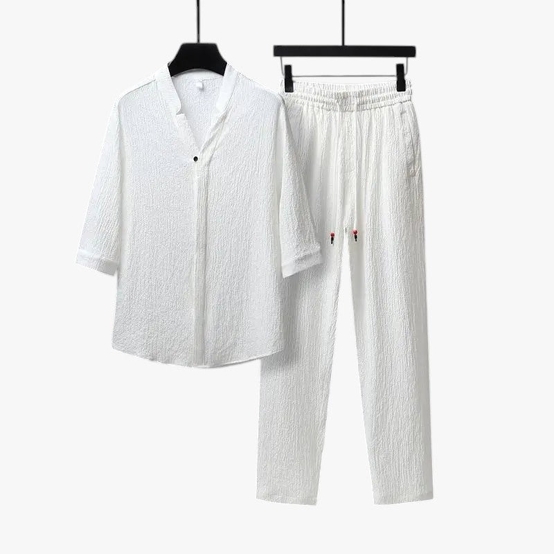 Miles & Luna Summer Relax Fit 2-Piece Set for Men