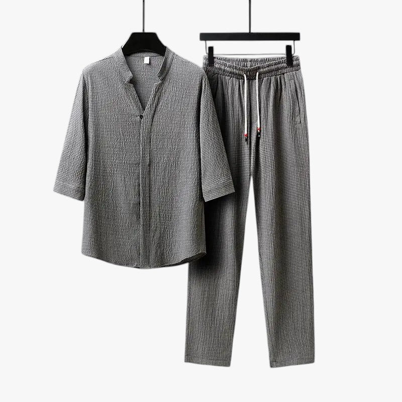 Miles & Luna Summer Relax Fit 2-Piece Set for Men