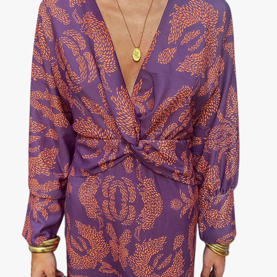 Miles & Luna | Sustainable All-Season Breathable Fabric Maxi Dress for Women
