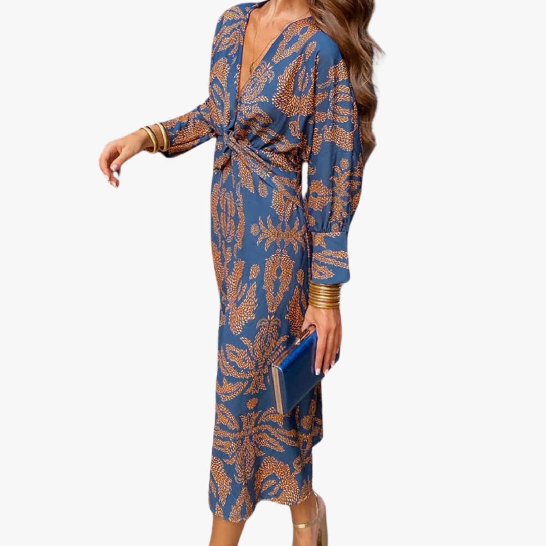 Miles & Luna | Sustainable All-Season Breathable Fabric Maxi Dress for Women