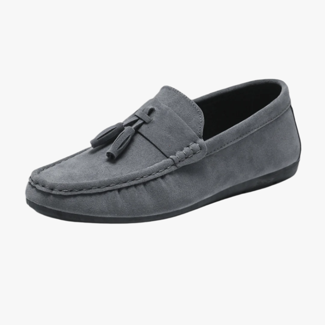 Miles & Luna Tassel Suede Loafers Stylish Casual Shoes for Men