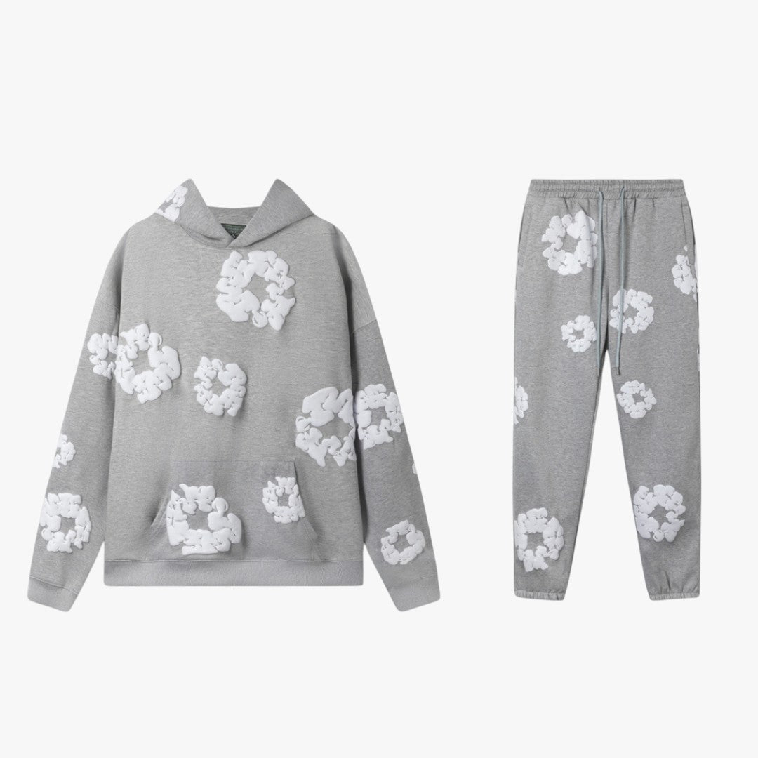 Miles & Luna The Cotton Wreath Hoodie and Jogger Set - Unisex