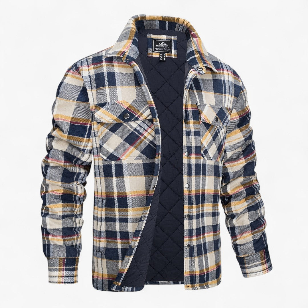 Miles & Luna Thick Flannel Sweatshirt Casual Timeless Style for Men