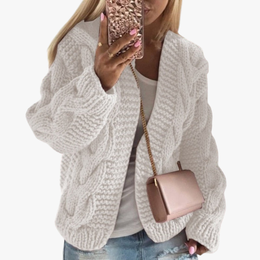 Miles & Luna Thick Knit Cardigan Sweater for Women