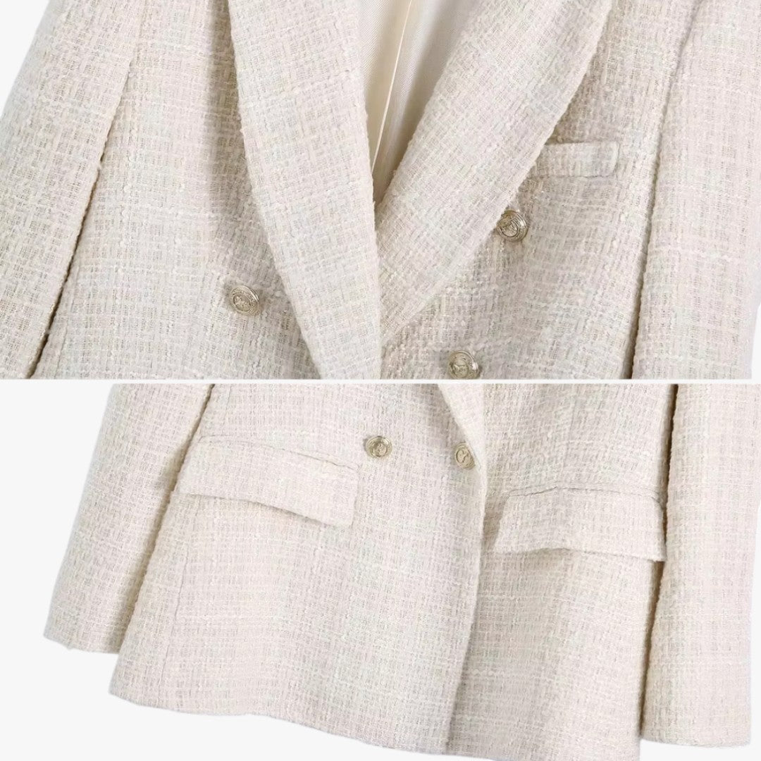 Miles & Luna Tweed Blazer For Women