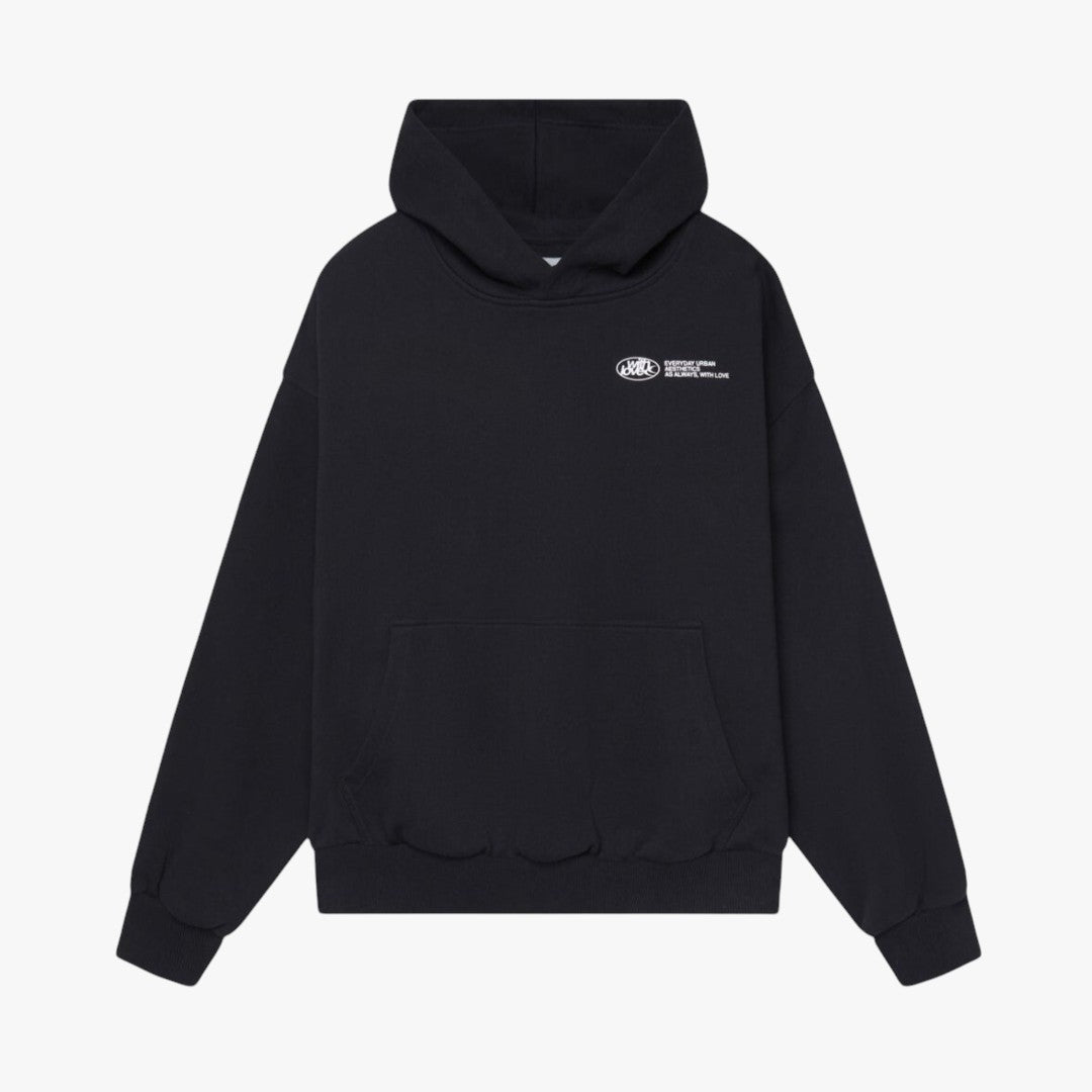 Miles & Luna Unisex Oversized Graphic Hoodie for Effortless Street Vibes