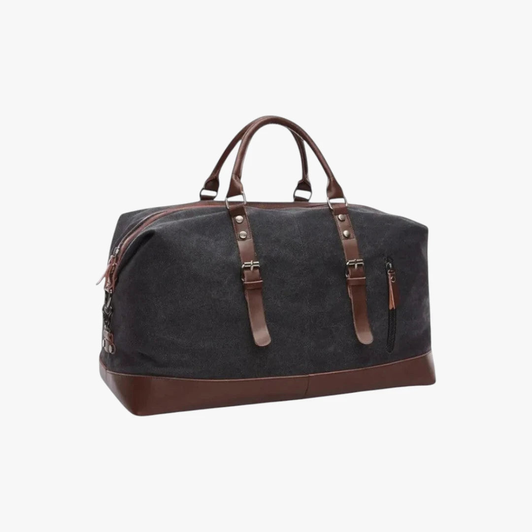 Miles & Luna Weekender Duffel Bag with Multiple Compartments and Timeless Design for Men