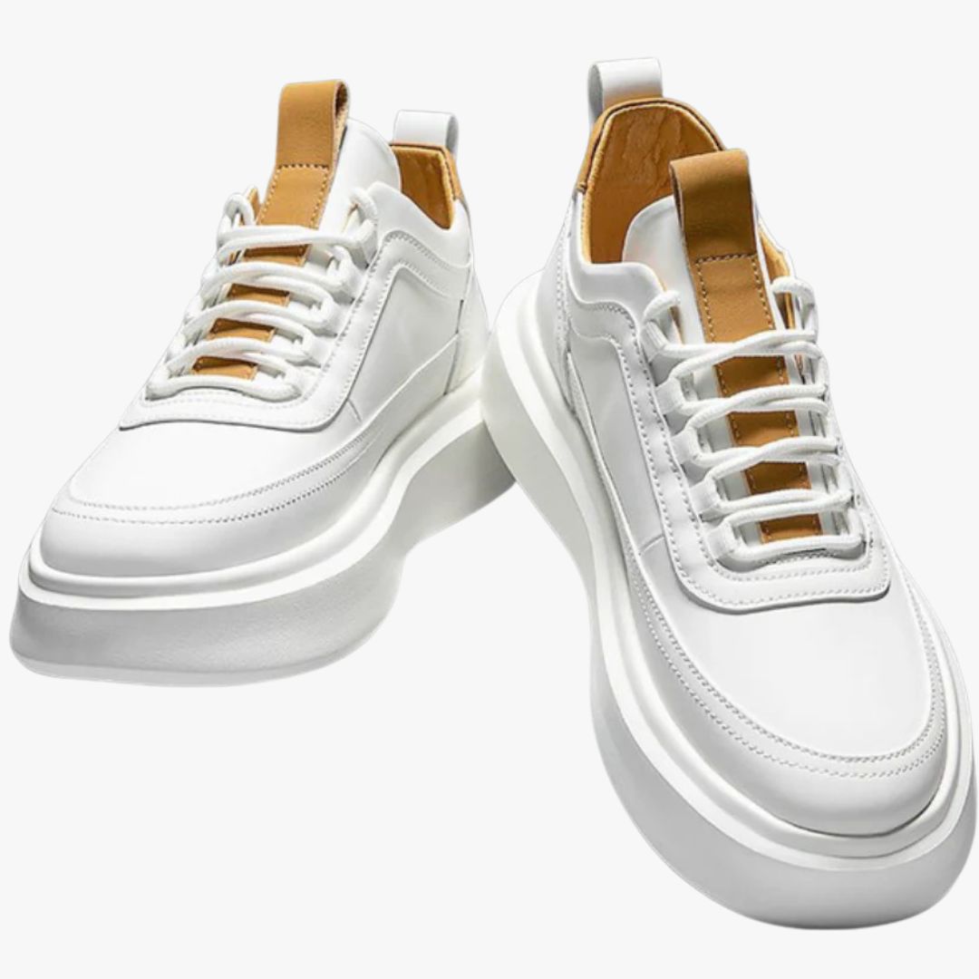 Miles & Luna White Summer Sneakers for Men
