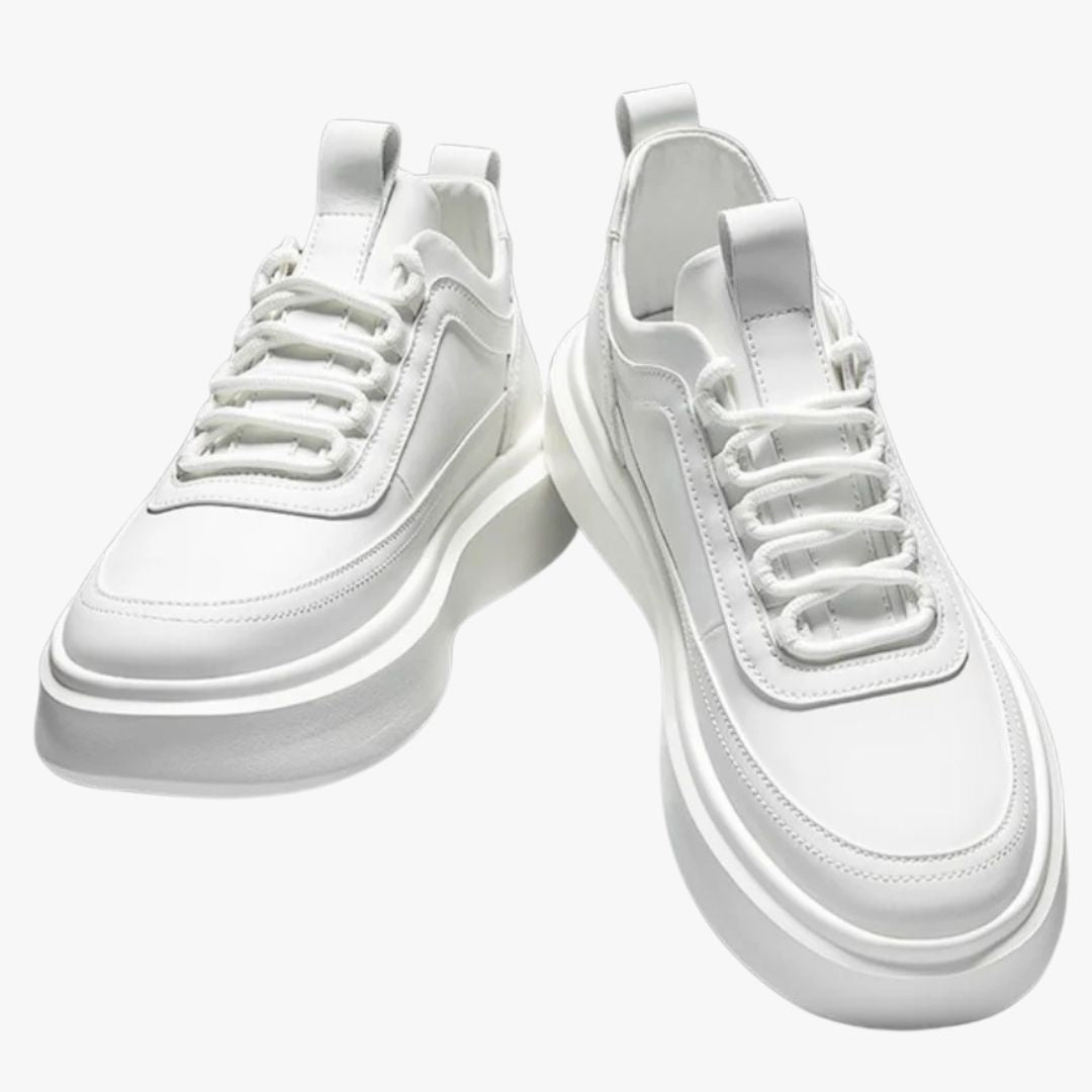 Miles & Luna White Summer Sneakers for Men