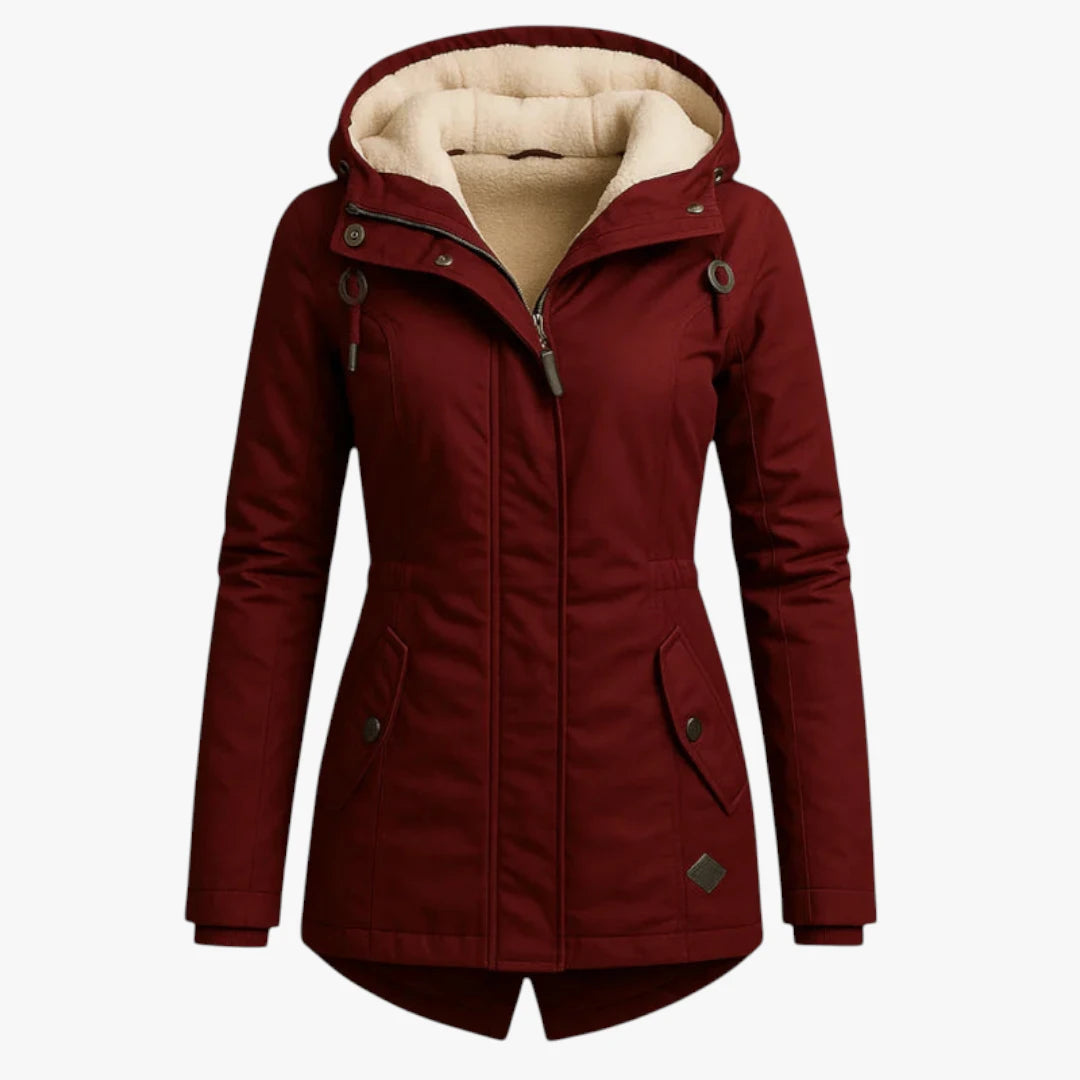 Miles & Luna Winter Coat - Long Elegant Coat with a Stylish Cut for Cold Days
