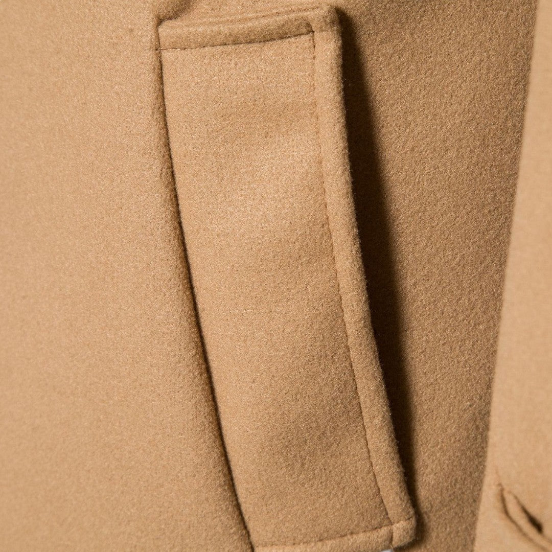 Miles & Luna Wool Blend Double Breasted Overcoat for Men