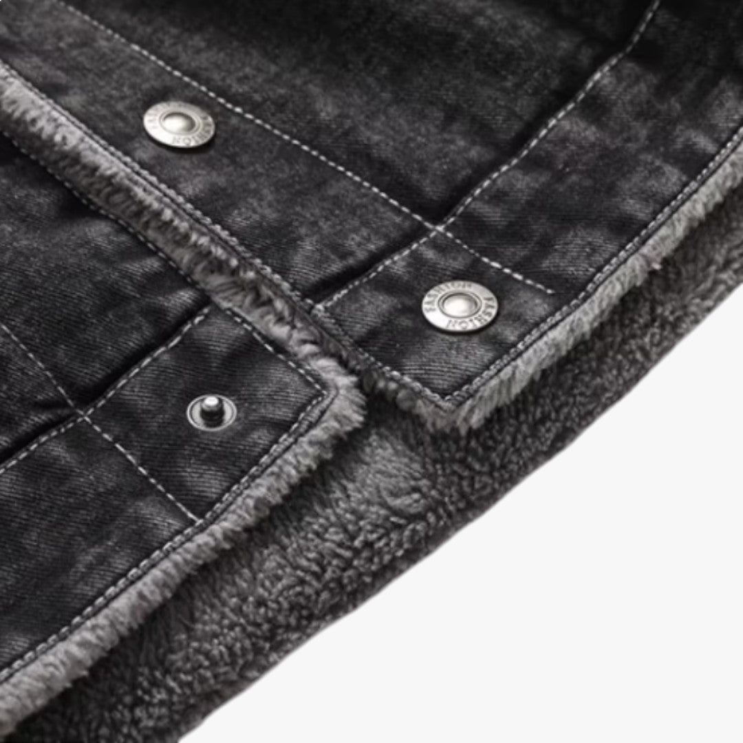 Miles & Luna Wool Denim Jacket for Men
