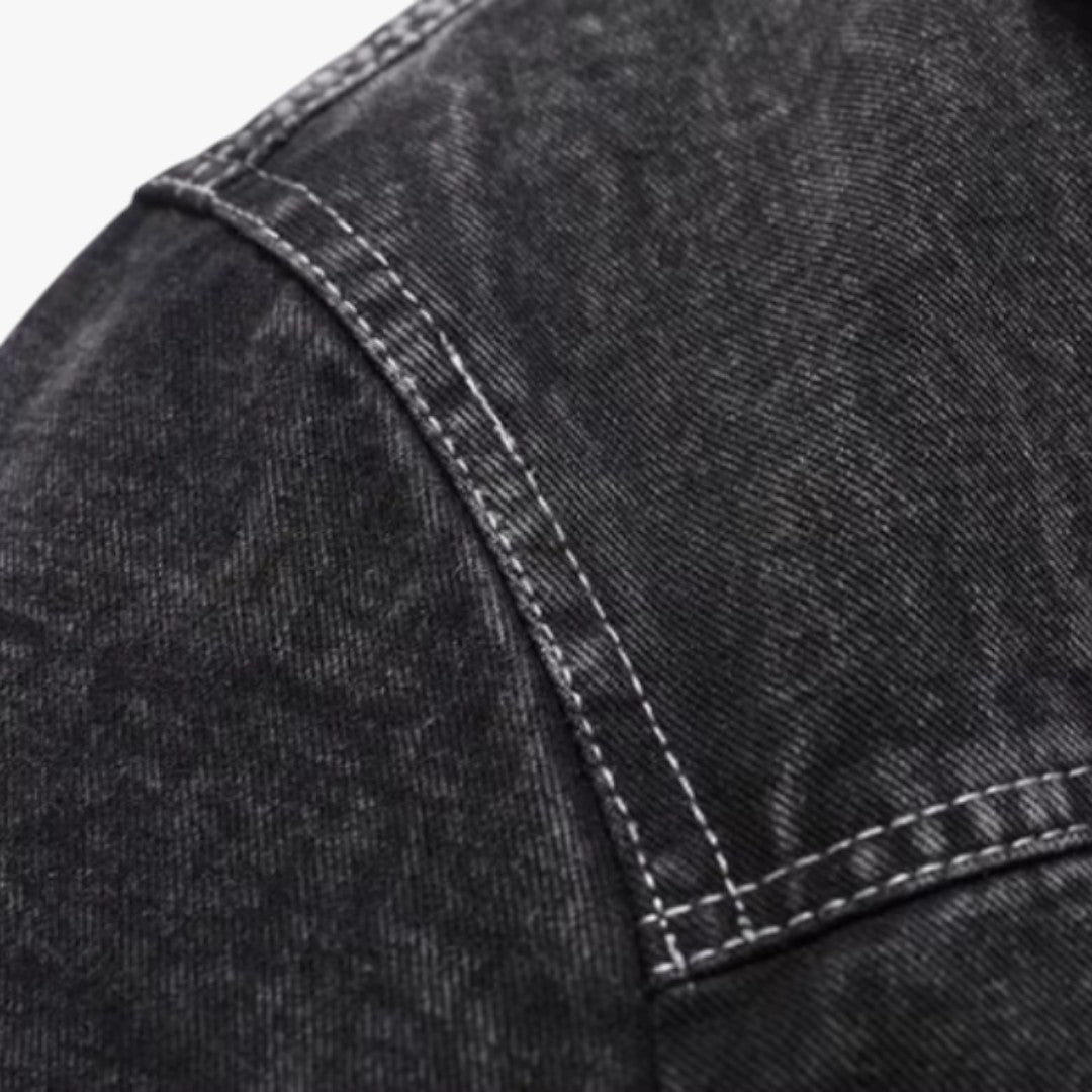 Miles & Luna Wool Denim Jacket for Men