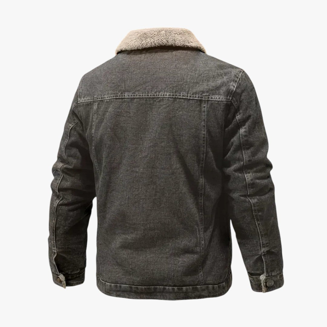Miles & Luna Wool Denim Jacket for Men
