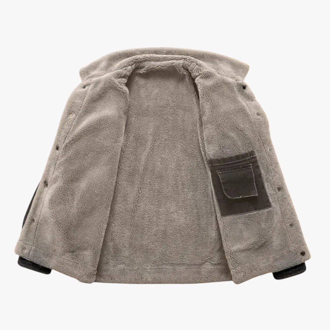 Miles & Luna Wool Denim Jacket for Men
