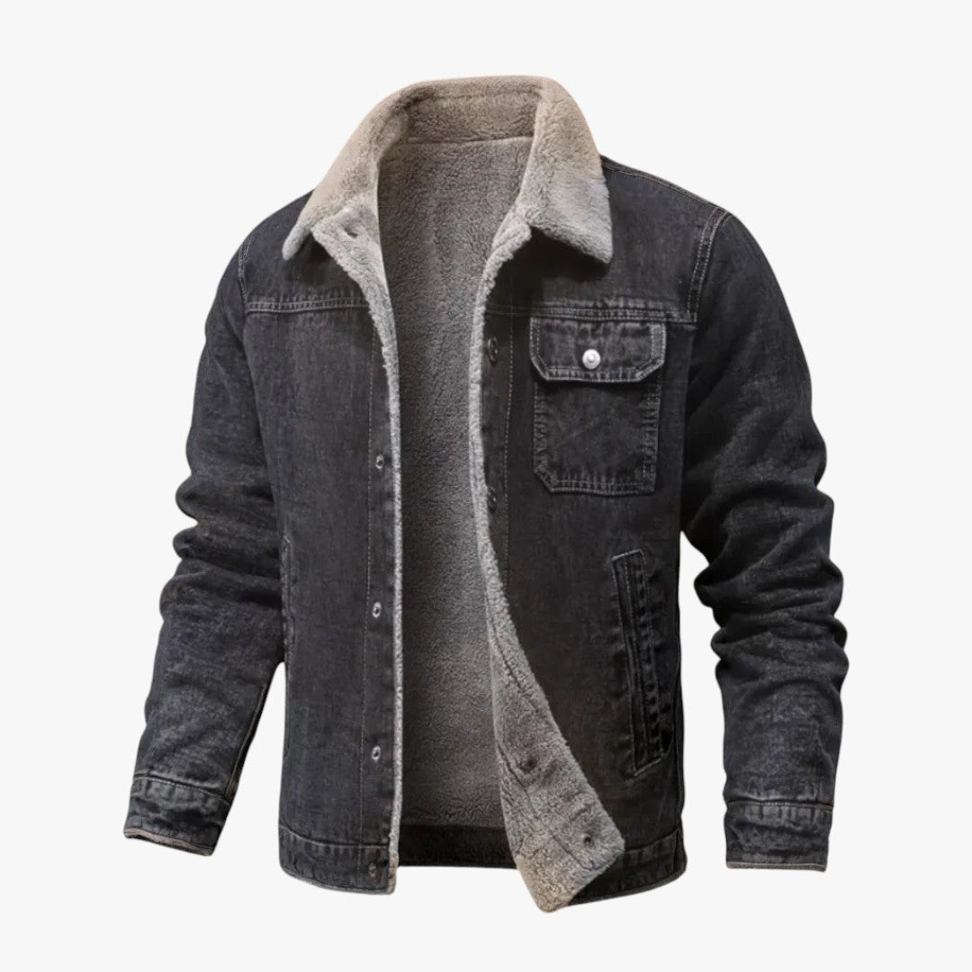 Miles & Luna Wool Denim Jacket for Men