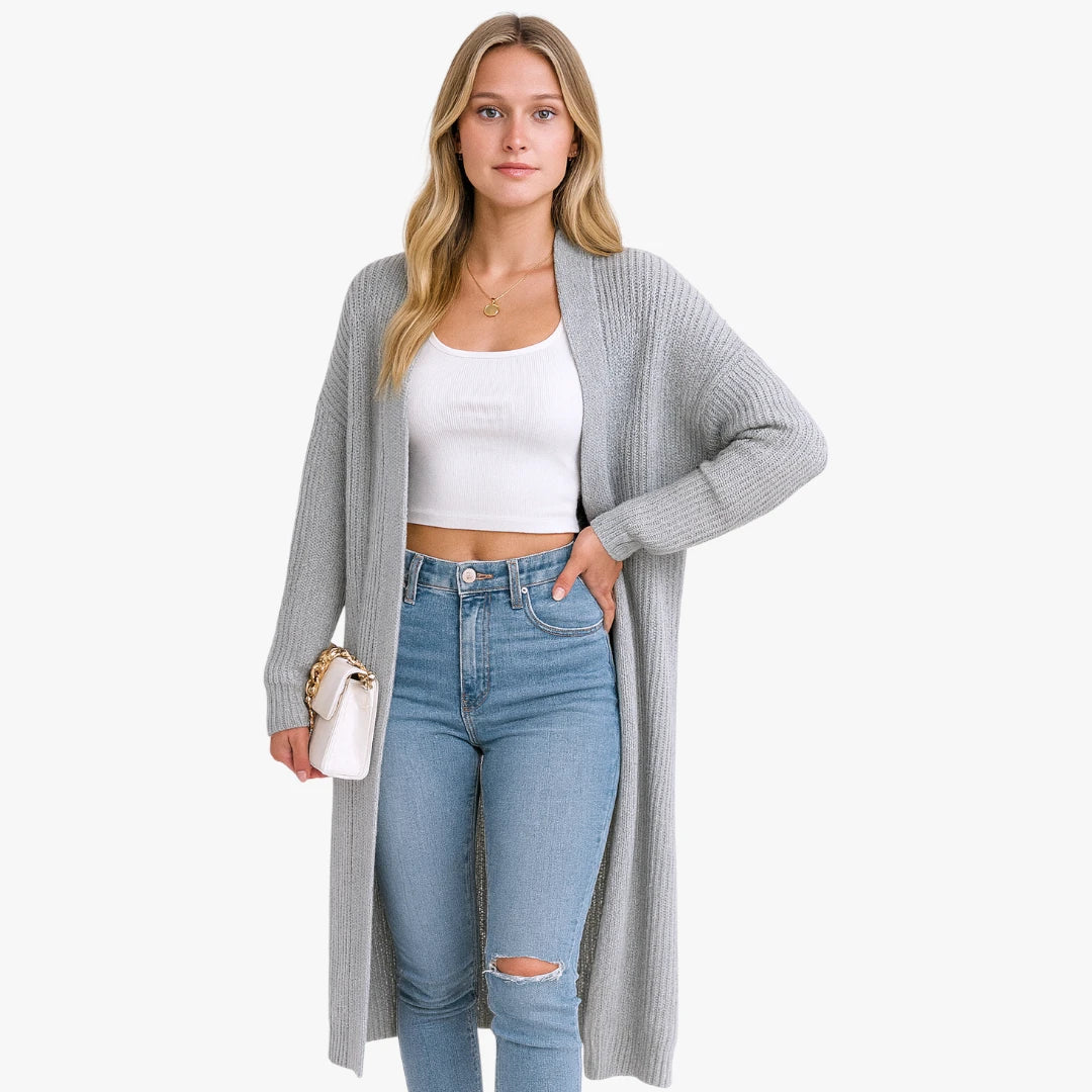 Miles & Luna Casual Cashmere Knitwear Cardigan for Women
