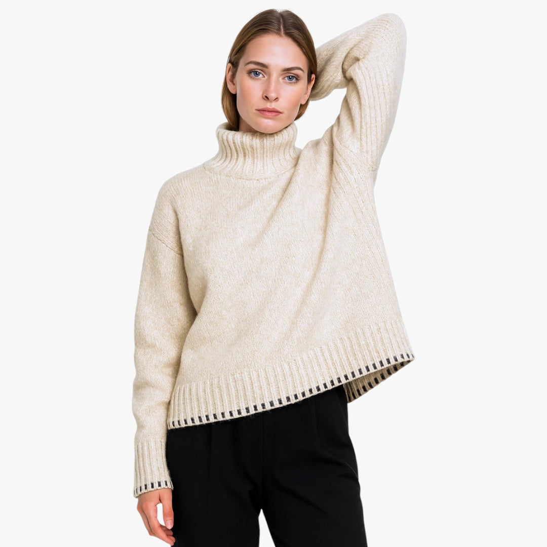 Miles & Luna Comfortable Soft Loose Knitted Jumper for Women