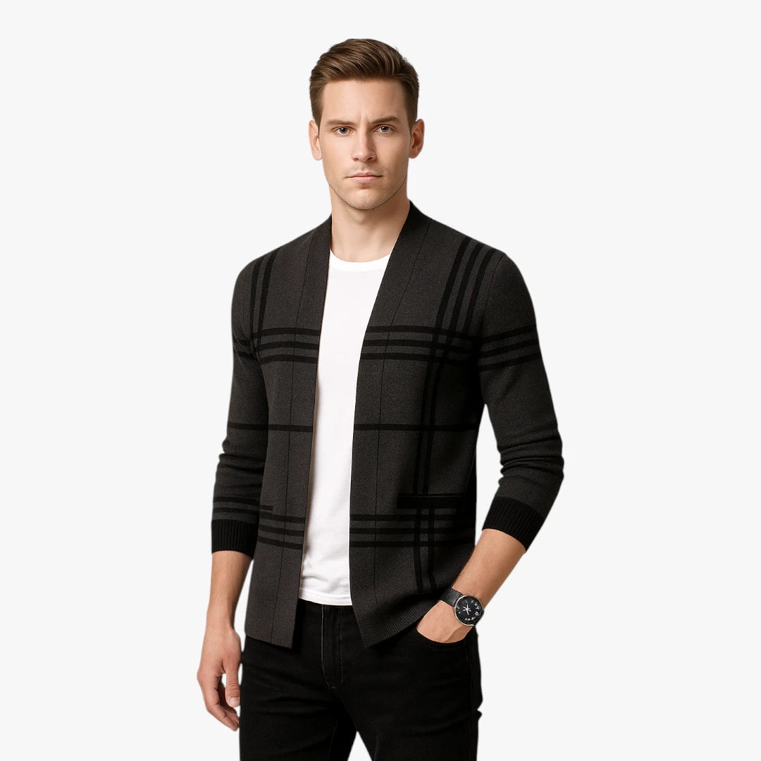 Miles & Luna Contemporary Cardigan for Men