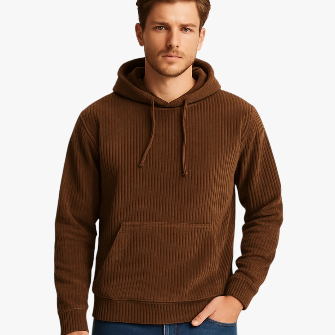 Miles & Luna Corduroy Hoodie for Men