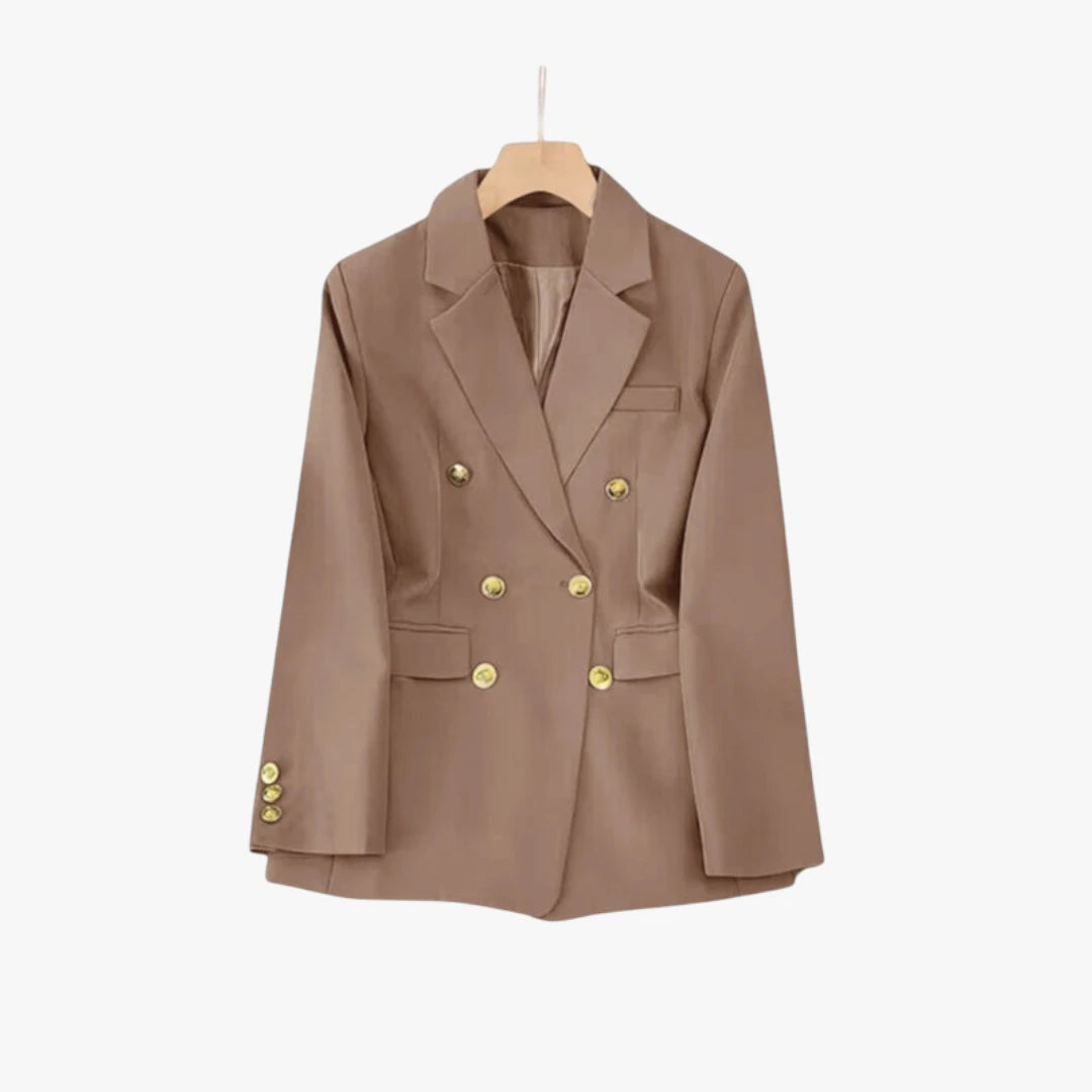 Miles & Luna Double-Breasted Blazer for Women