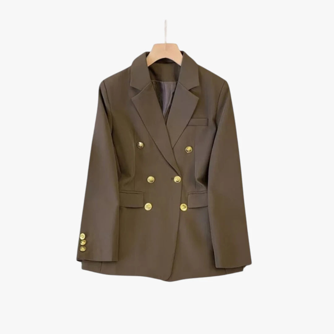 Miles & Luna Double-Breasted Blazer for Women