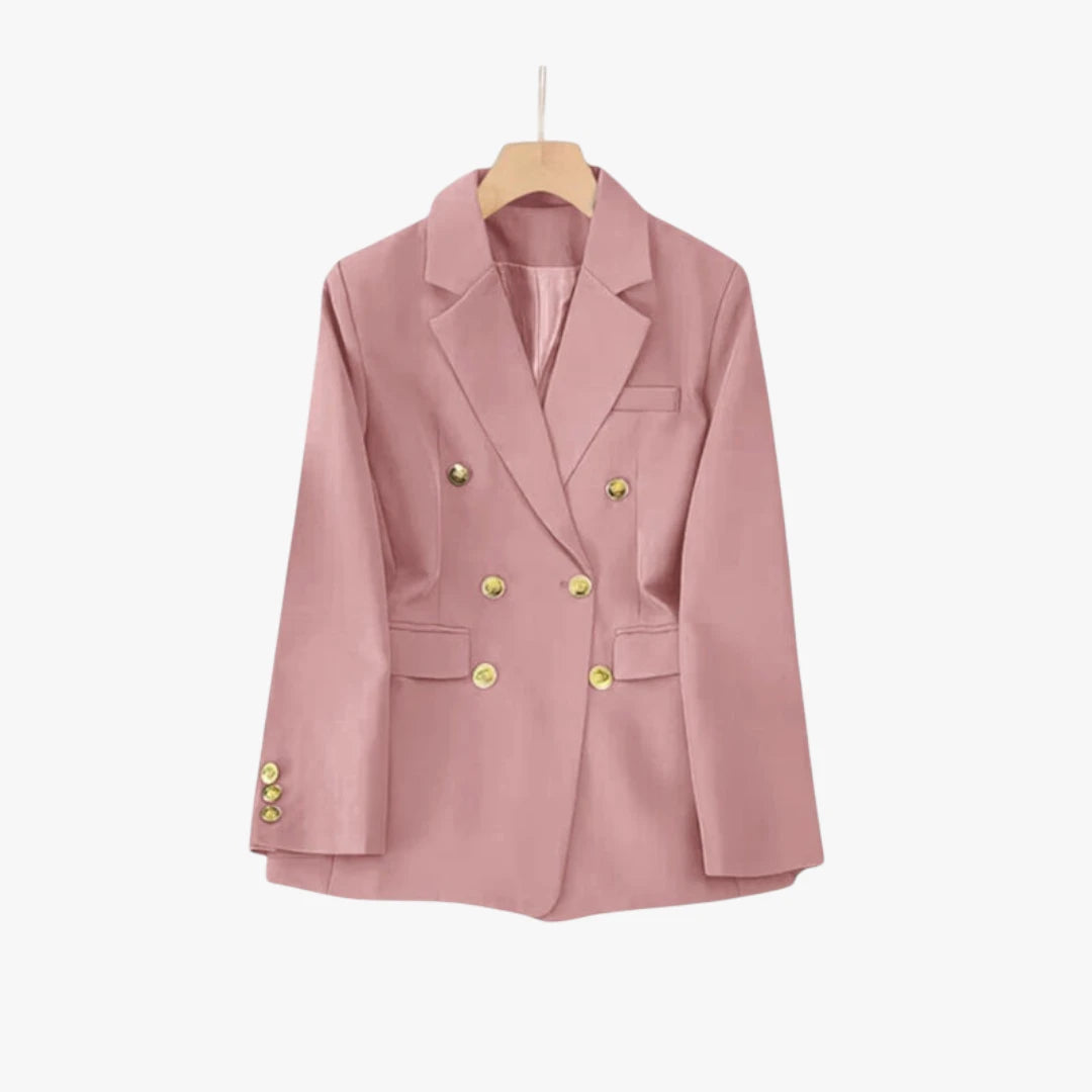 Miles & Luna Double-Breasted Blazer for Women