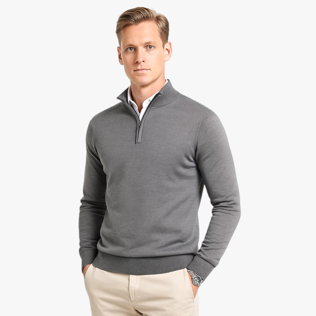 Miles & Luna Half Zip Sweater for Men