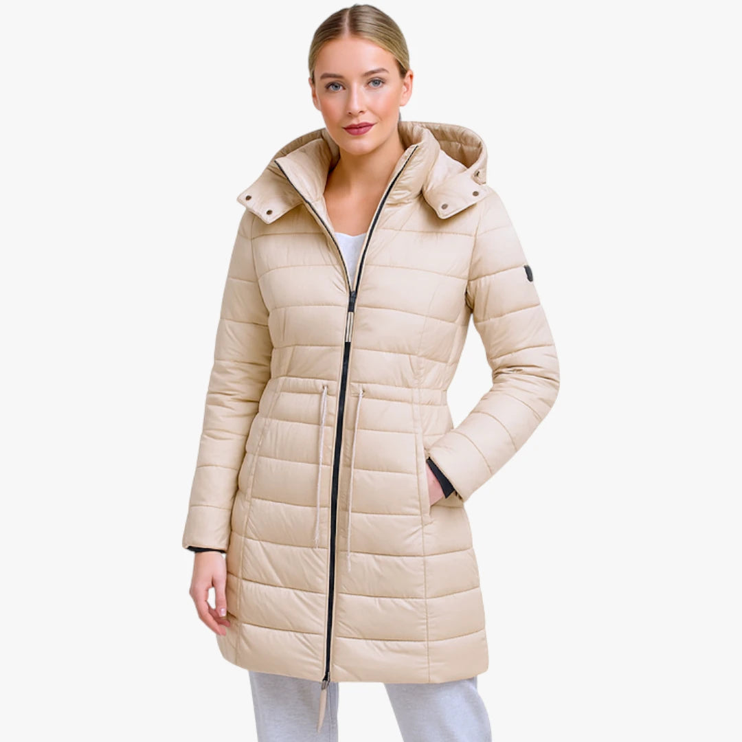 Miles & Luna Jacket Long Puffer Design For women