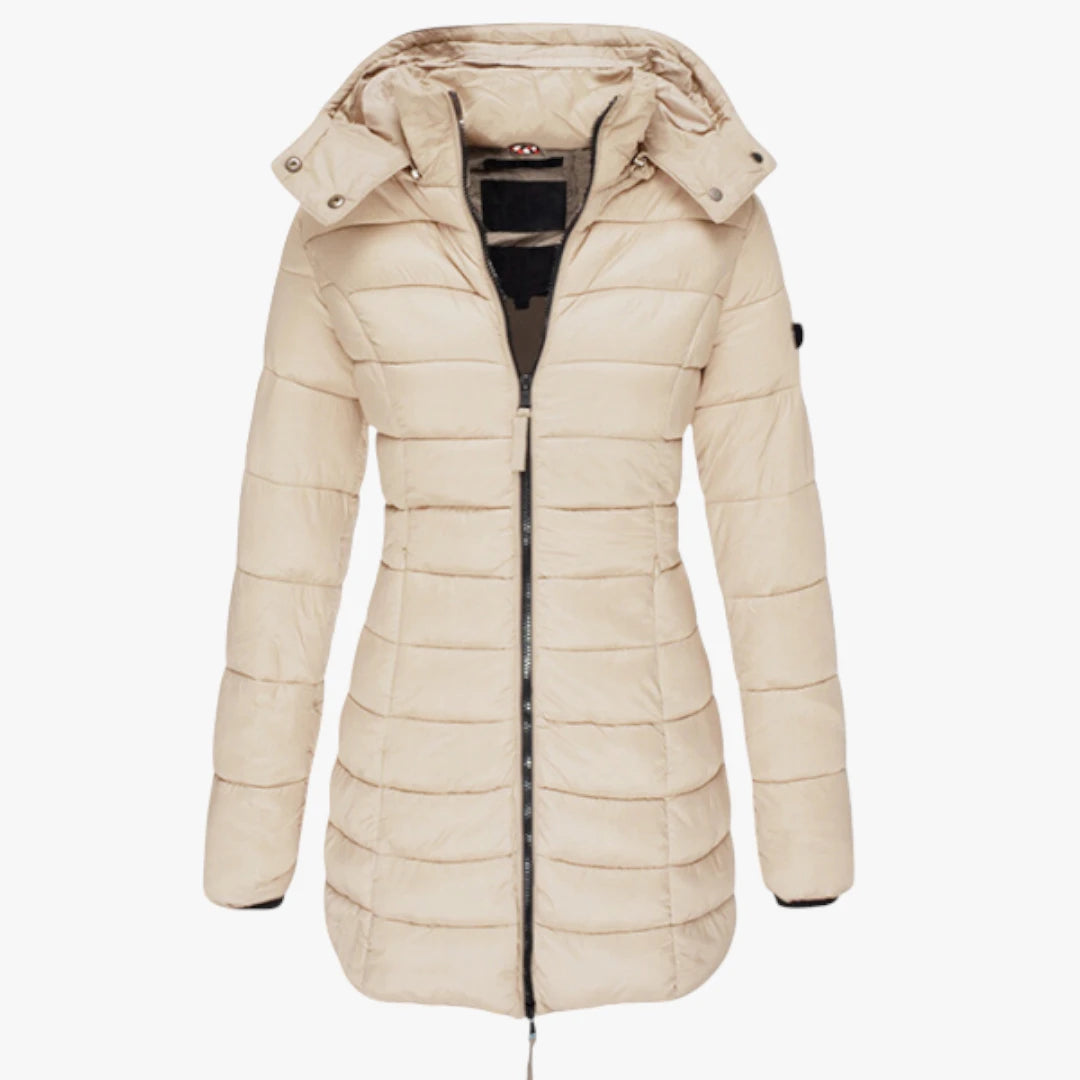 Miles & Luna Jacket Long Puffer Design For women