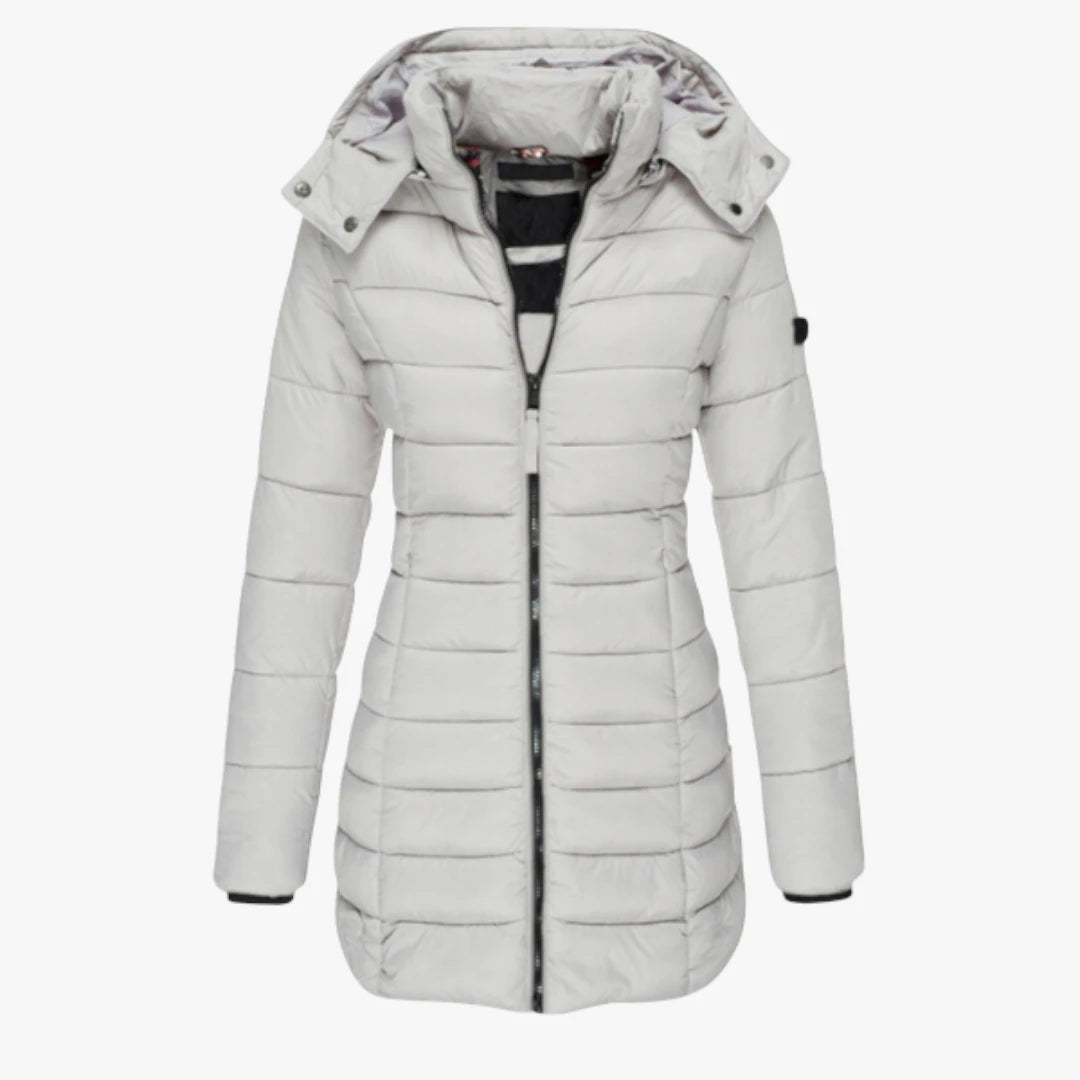 Miles & Luna Jacket Long Puffer Design For women