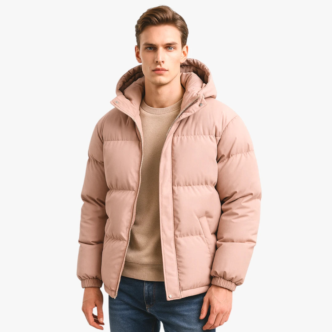 Miles & Luna Puffer Jacket Parka for Men
