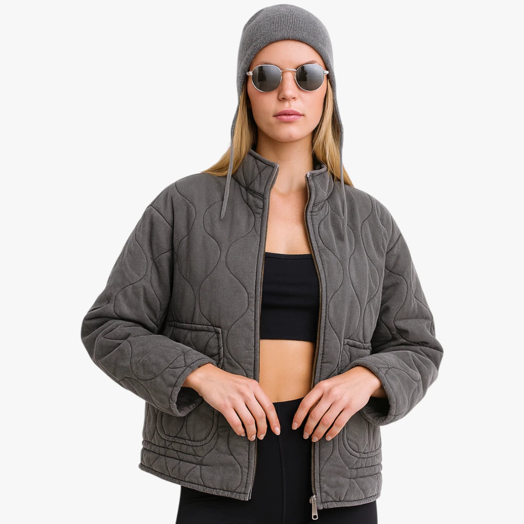 Miles & Luna Quilted Jacket for Women