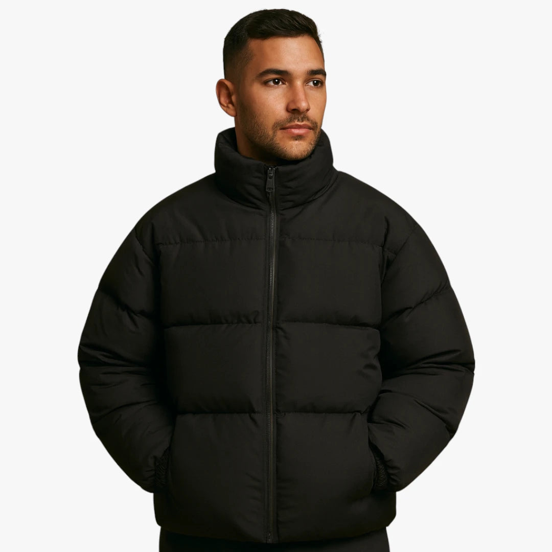 Miles & Luna Quilted Winter Jacket for Men