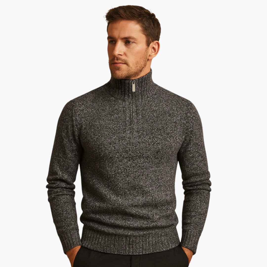 Miles & Luna Lightweight Timeless Sweater with Breathable Comfort for Men