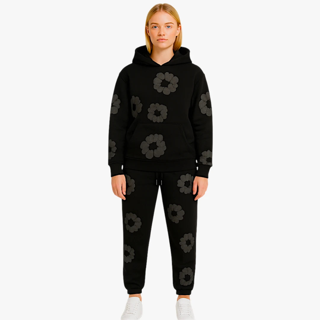 Miles & Luna The Cotton Wreath Hoodie and Jogger Set - Unisex