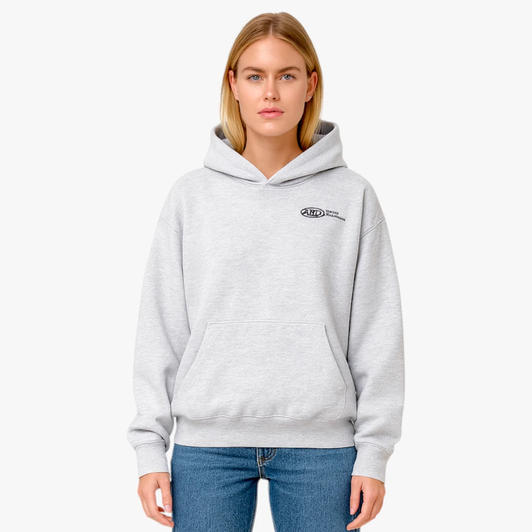 Miles & Luna Unisex Oversized Graphic Hoodie for Effortless Street Vibes