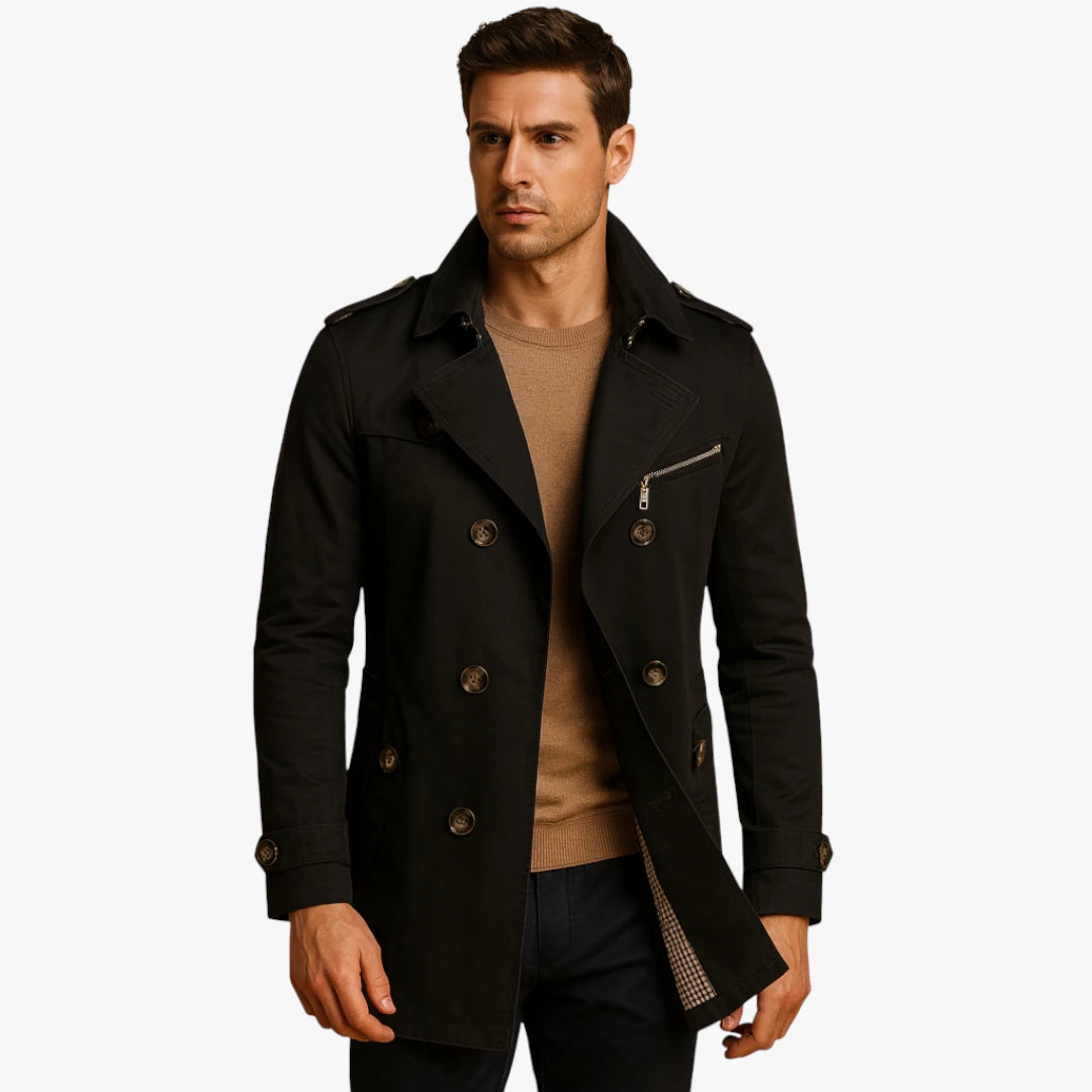 Miles & Luna Waterproof Coat for Men