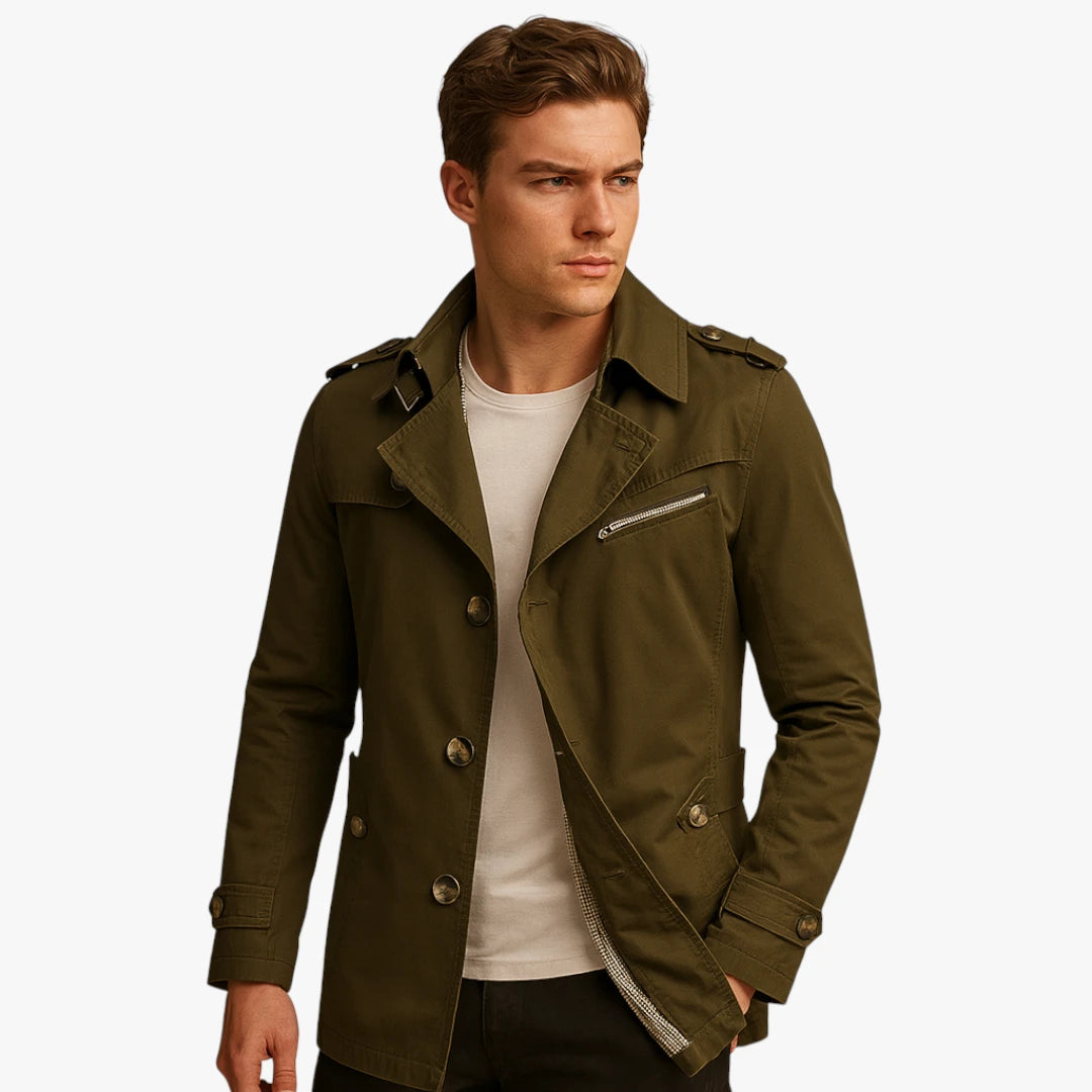 Miles & Luna Waterproof Coat for Men