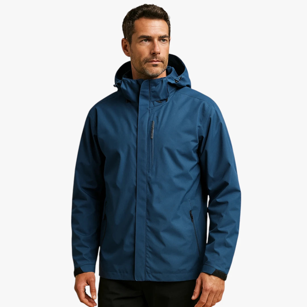 Miles & Luna Waterproof Winter Windbreaker for Men