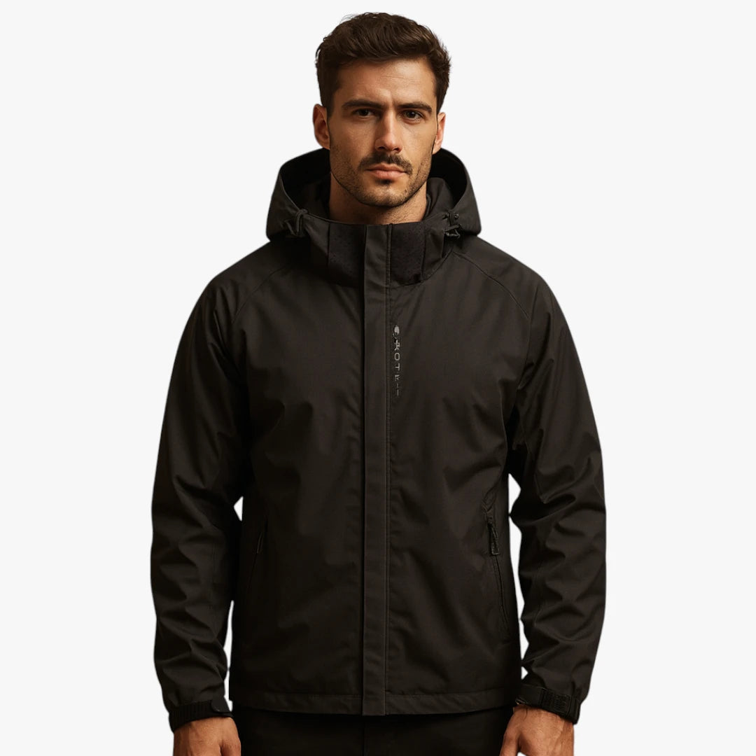 Miles & Luna Waterproof Winter Windbreaker for Men