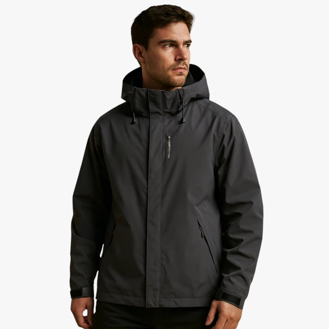 Miles & Luna Waterproof Winter Windbreaker for Men