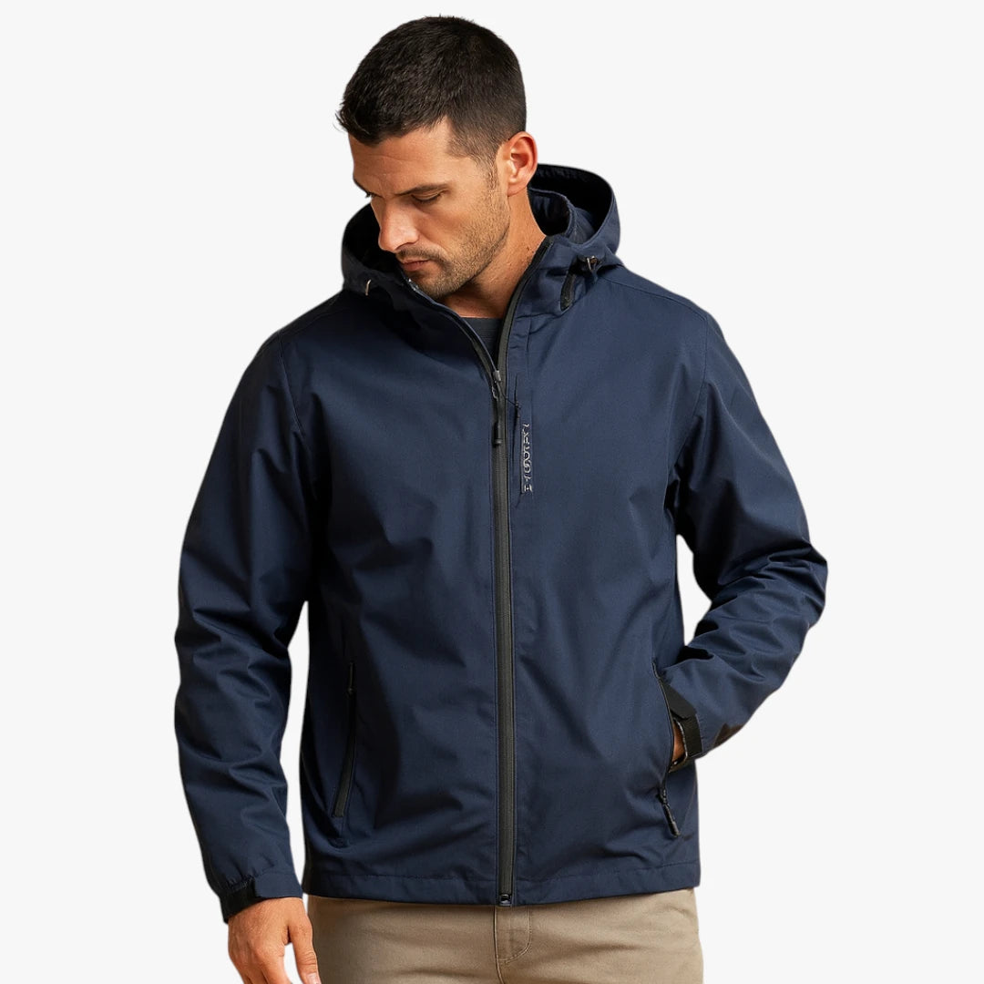 Miles & Luna Waterproof Winter Windbreaker for Men